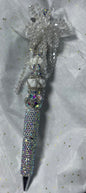 White silver fancy pen