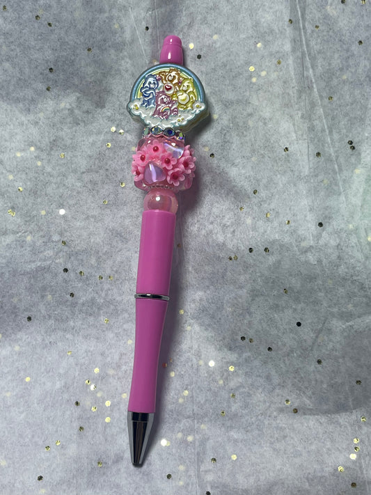 Character pink pen