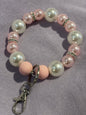Pink Pearled Charm Bracelet