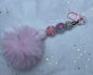 Fluffy Pink Charm for Bookbag